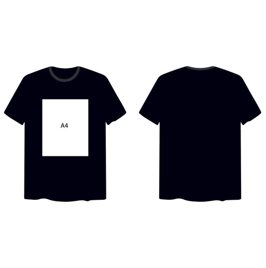 Camiseta personalizada DTF (A4 o inferior)